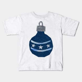 Bauble - Small blue 3 stars Kids T-Shirt